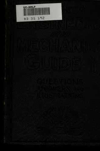 Титульный скан: Audels engineers and mechanics guide.. a progressive illustrated series with questions--answers--calculations, covering modern engineering practice