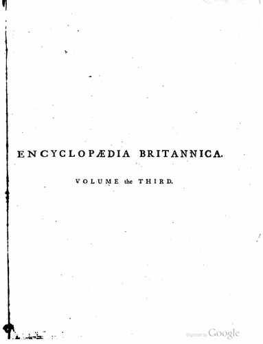Титульный скан: historyencyclodedia Encyclopedia Britannica vol 3#3 William Smellie