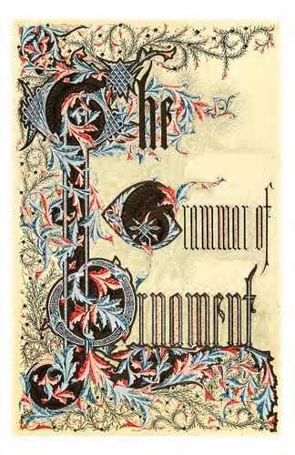 Титульный скан: The grammar of ornament