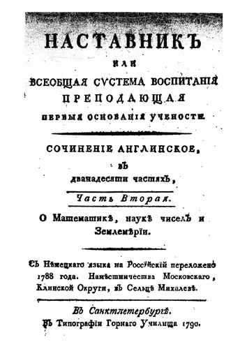 Титульный скан: НАСТАВНИКЪ — 352 стр., архивная карточка 3994
